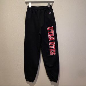 Champion‎ Utah Utes Sweatpants Size Small Black